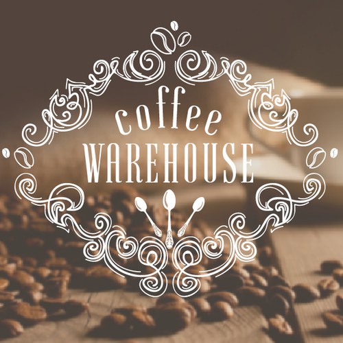 Concept logo for Coffee Warehouse