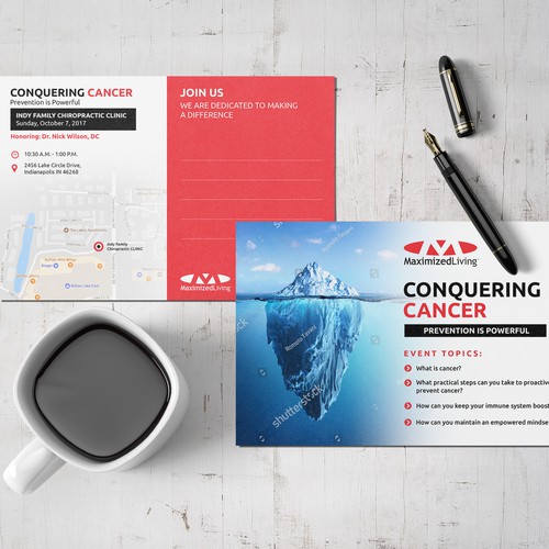 Conquering Cancer Post Card