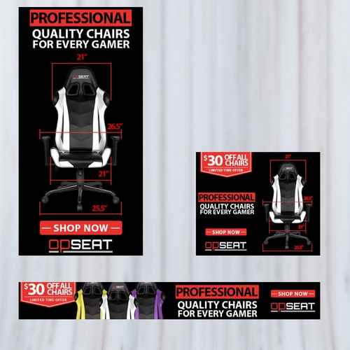 Banner design for Gaming Chair