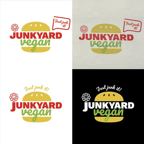 Just Junk It! Logo für einen veganen Foodtruck