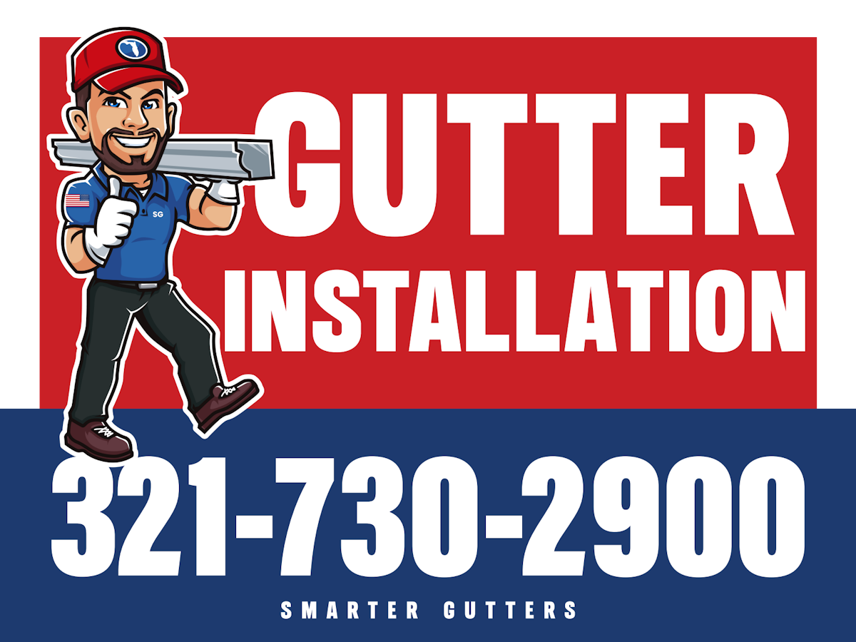 Smarter Gutters Yard Sign