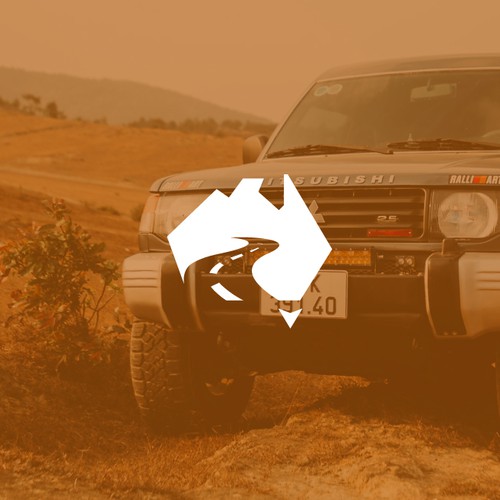 Bold Outback Travel Logo Design for 4WD & Adventure Brand Australia