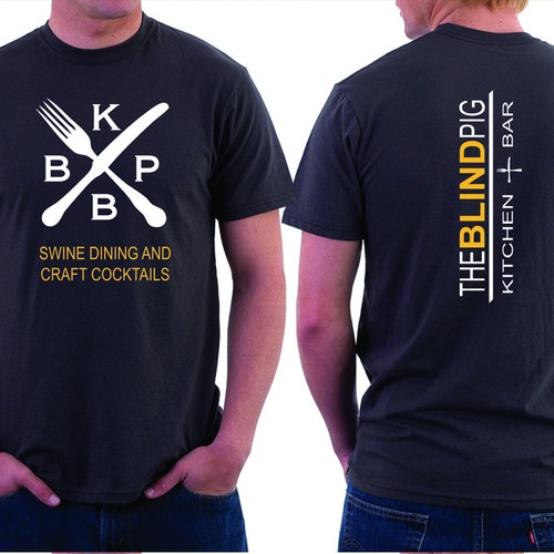 The Blind Pig T-shirt design