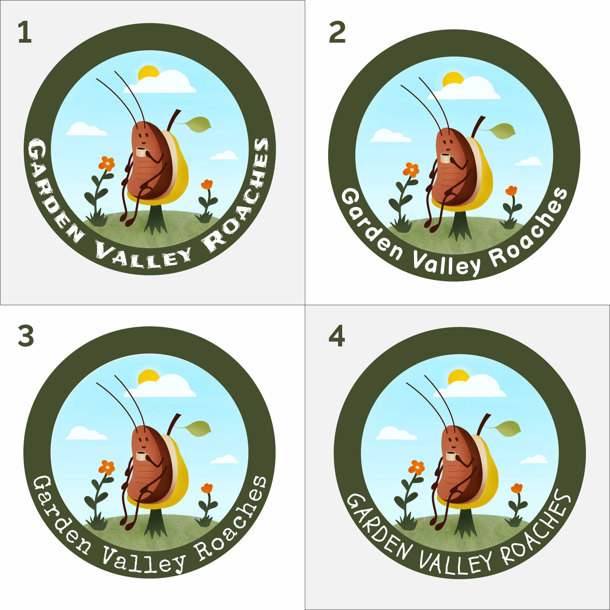 Need a Friendly and Cool design for Garden Valley Roaches