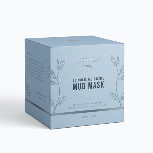 Elegant box design for a skin product