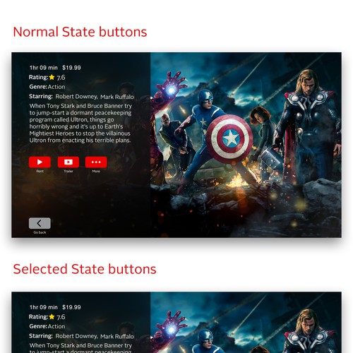 3D TV App Design