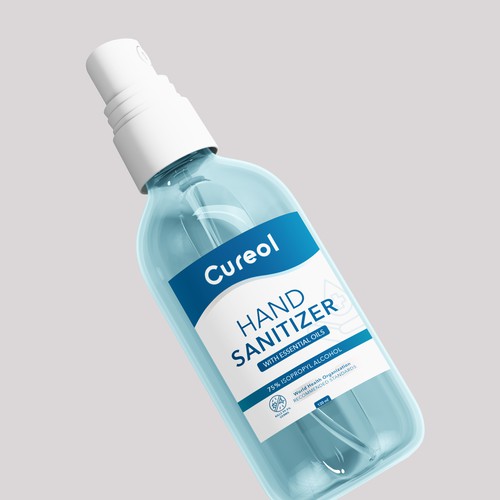 Hand Sanitizer Packaging Label