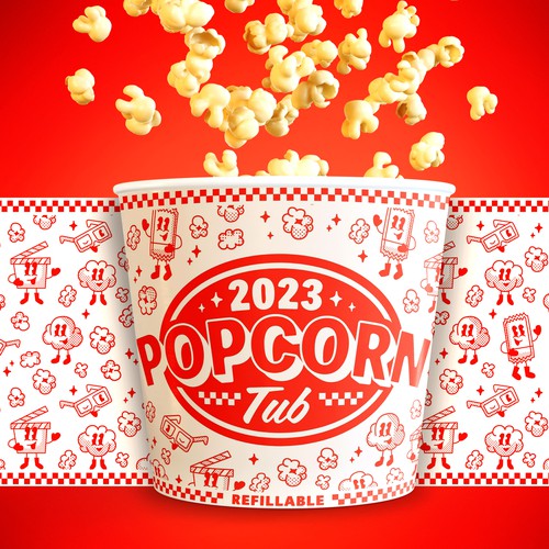 2023 Popcorn Tub