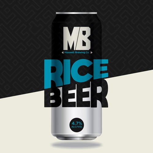 Rice Beer Can Design