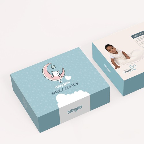 Baby blanket product packaging