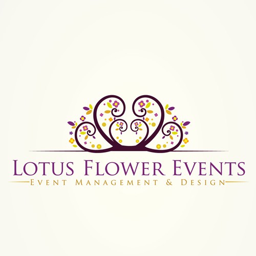 Create the next logo for Lotus Flower Events