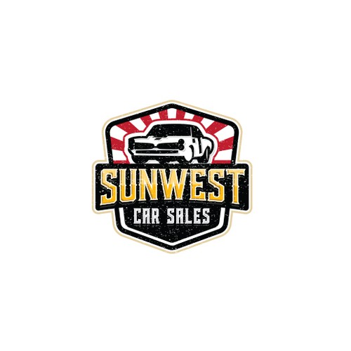 Logo design for Sunwest car sales