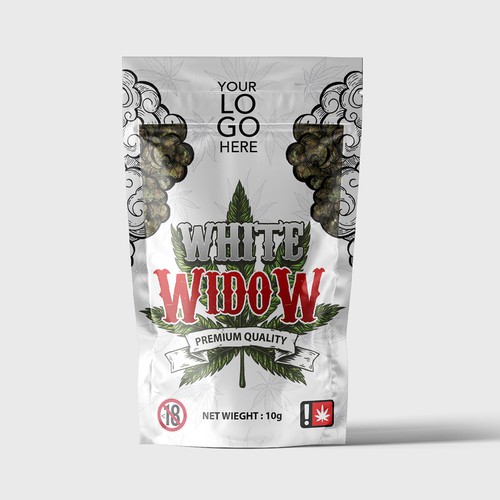 White widow package designing