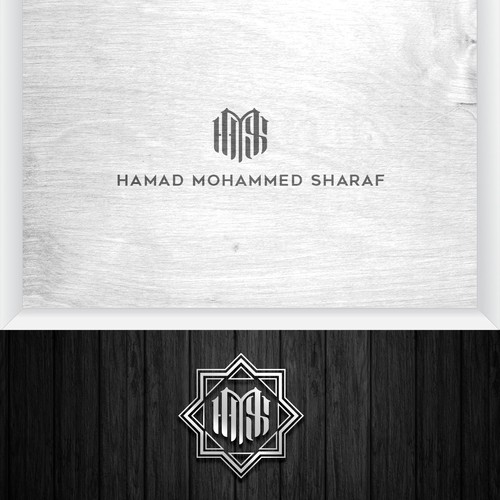 Exclusive, Elegant, and High end Logo for luxury executive personal Hamad Mohammed Sharaf