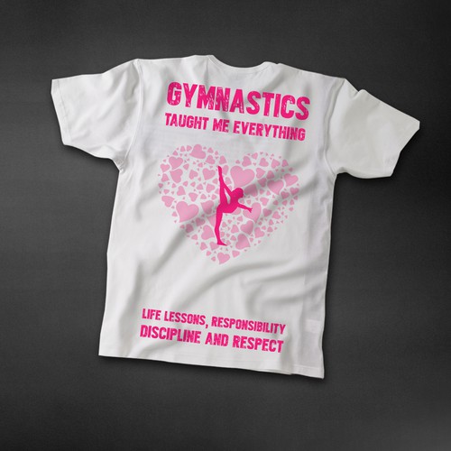 Amazing T-Shirt design for young girl gymnasts