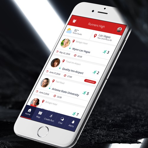 App Design for Runners App
