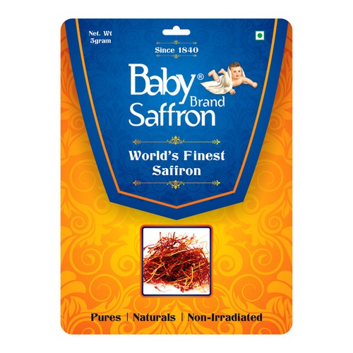Premium Packaging Design for leading Saffron spice brand from India
