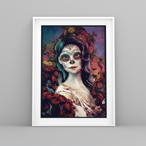 Entry for "Dia de Los Muertos" Art.