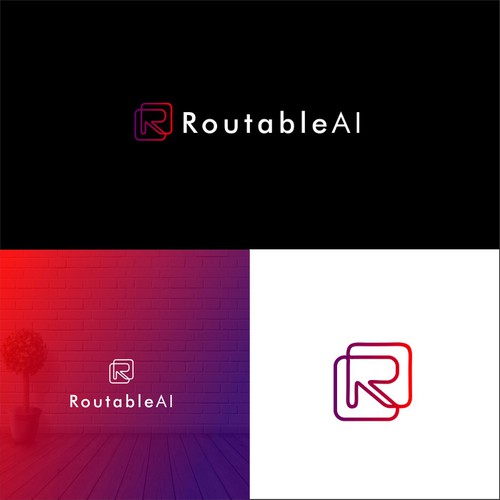 Minimalism logo for Routable ai