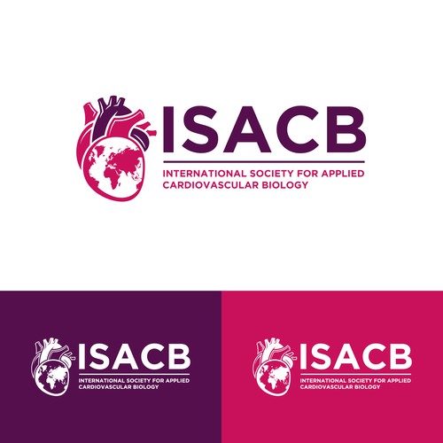 Logo design concept for International Society for Applied Cardiovascular Biology