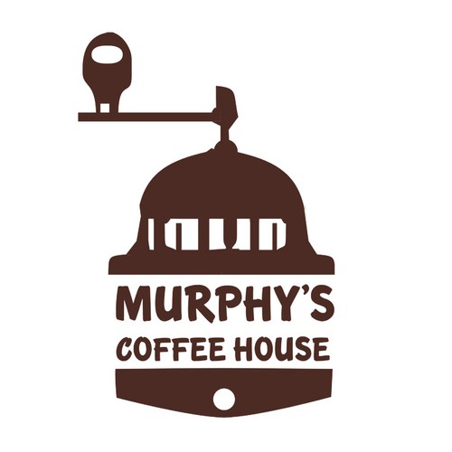 Murphy's Coffee House requires a logo to match their classic, industrial look