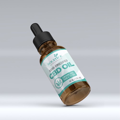 CBD Oil label design