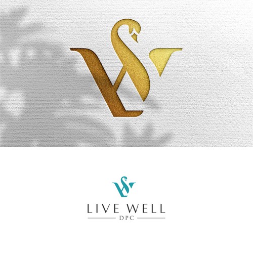 Live Well Logo Design