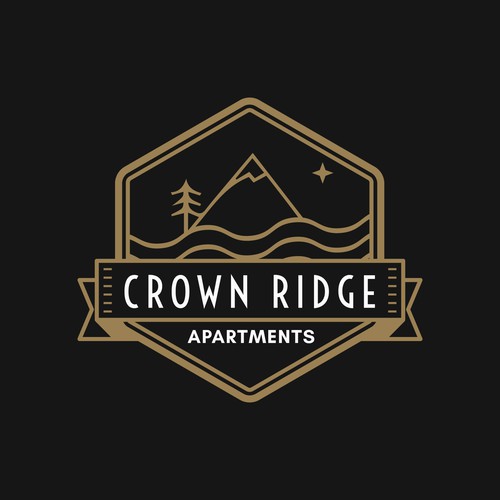 Vintage Logo Concept for CROWN RIDGE