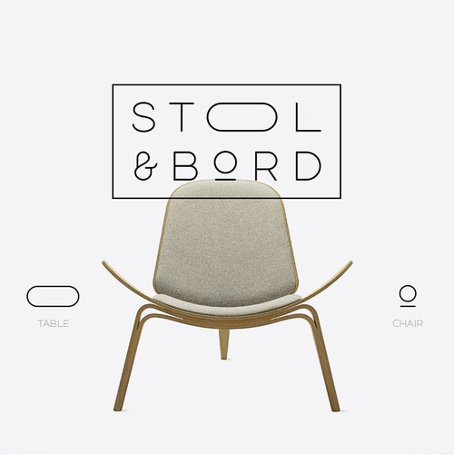 Create a visual identity for high end furniture & homewares retailer