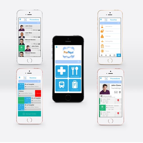 PorAqui App Design