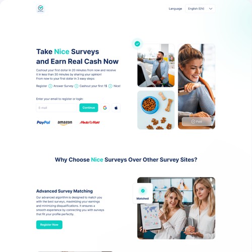 Web Design for Nice Surveys