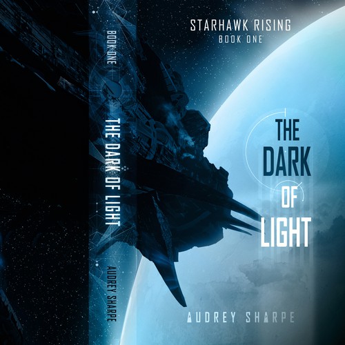 Sci-fi book cover design