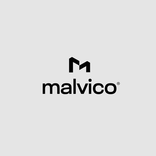 Malvico l real estate logo 