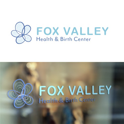 Clean logo for a natural health and birth center