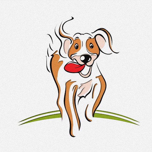 Illustration of a dog for dietary supplements.