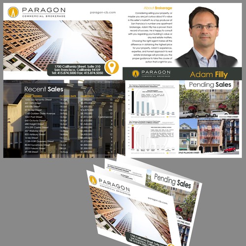 Commercial real estate agent needs creative, modern, and unique post card design