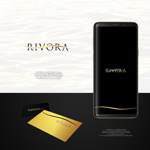 RIVORA Logo design