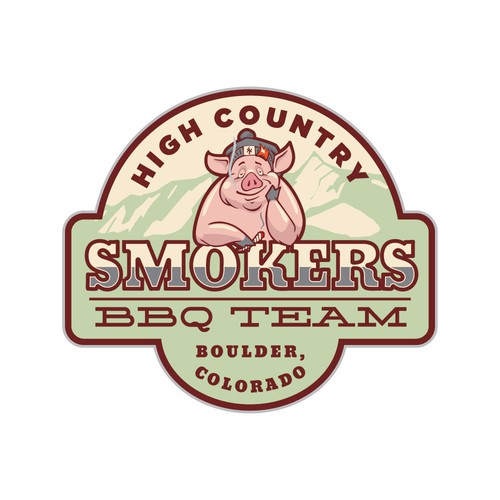 Logo for BBQ team