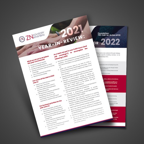 Flyer design - ZN Advisory