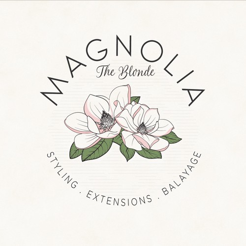 Magnolia hand-drawn logo
