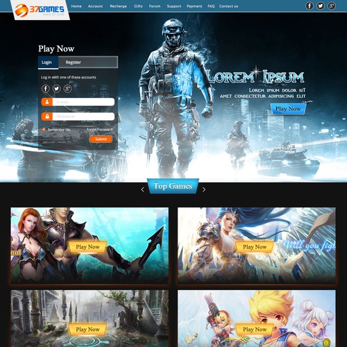 Create a Gaming Website!