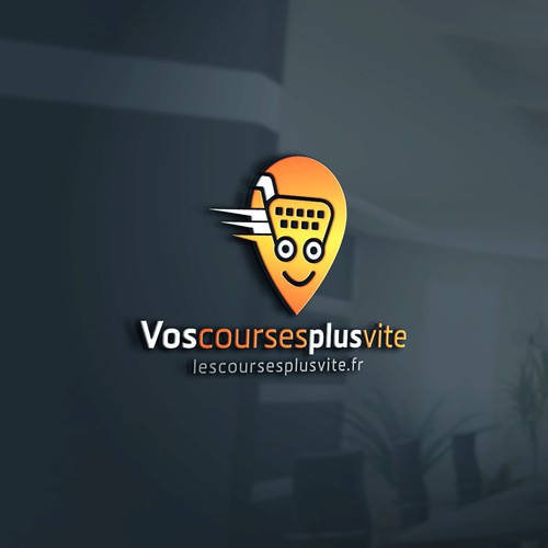 Bold Logo For 'Voscourseplusvite'