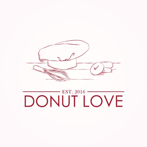 Logo design for Donut Love