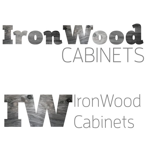 Logo Concept for Custom Woodwork Cabinet Shop