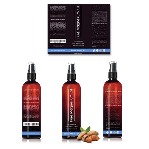 Create an Elegant Label for a Premium Skin Oil Bottles