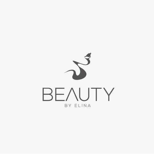 Clean logo design for a Makeup artist