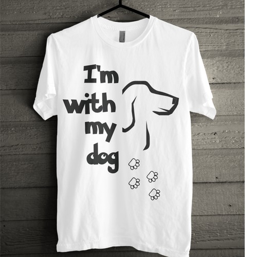 dog theme T-shirt
