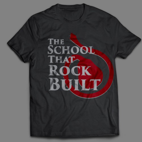 T-shirt design for a music school