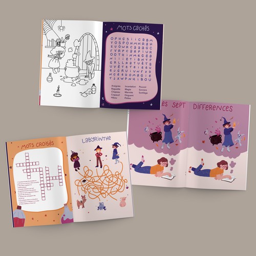 Activity book about witches 