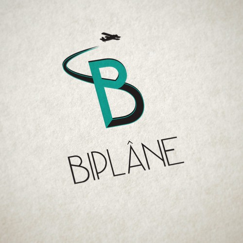 Create a supercool Biplane logo for a new adventure travel and global volunteering network!